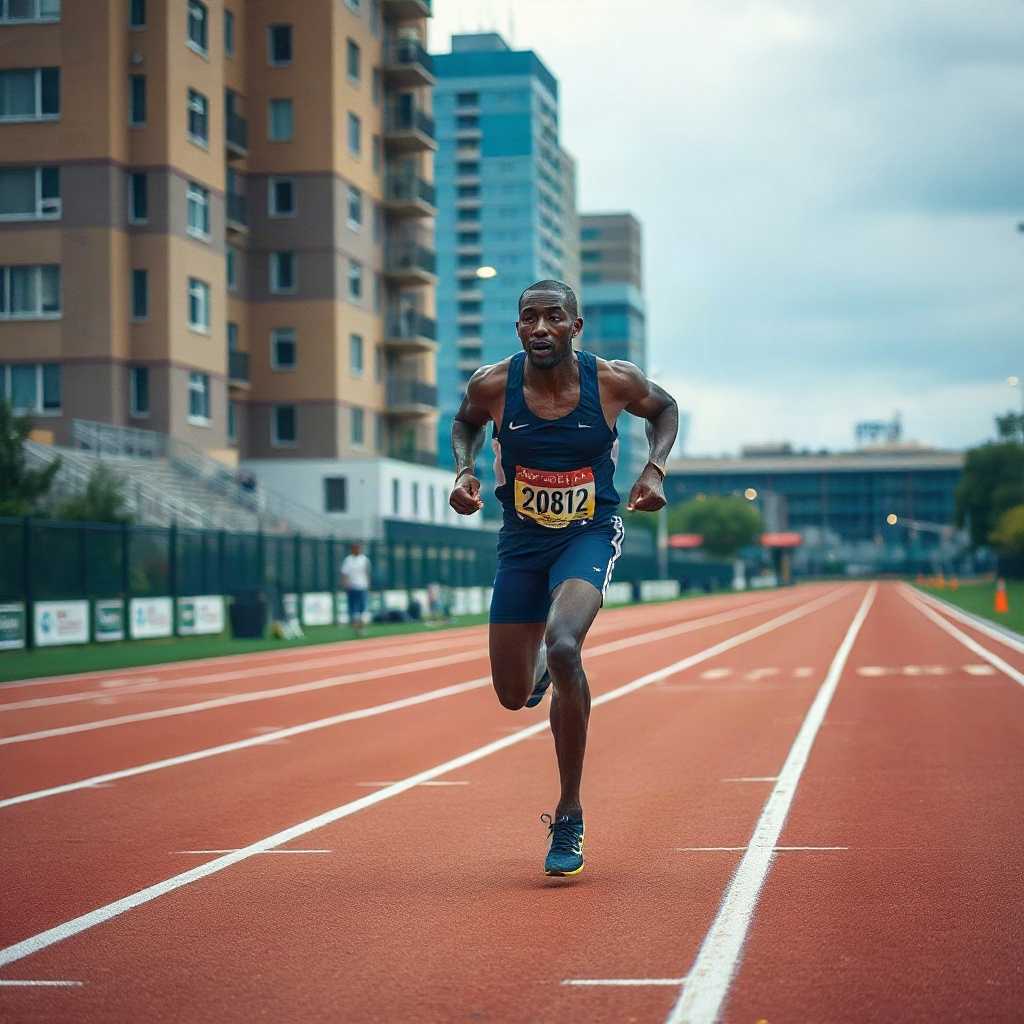 Retired sprinter returns to track in urban emotional drama cover